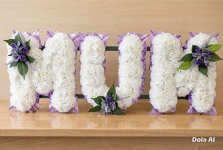 Silk mum tribute (lilac) For Hire