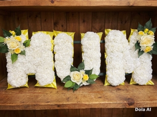 Silk Mum tribute (yellow) to hire