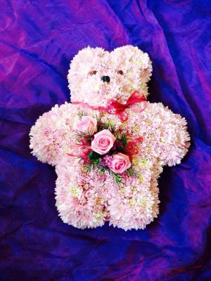 Pink Based Teddy Bear