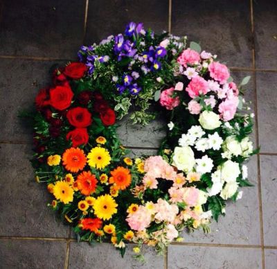 Rainbow Wreath