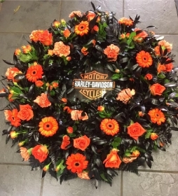 Harley Davidson Wreath