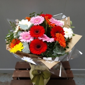 Mini Gerbera Hand Tied