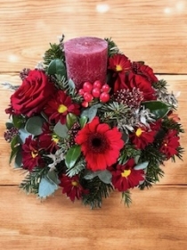 Festive Candle Arrangement