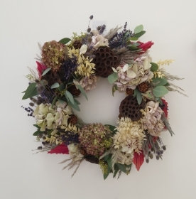 Luxury Dried Flower Door Wreath