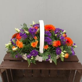 Purple and Orange Basket