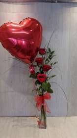 Valentines Simplicity with Balloon