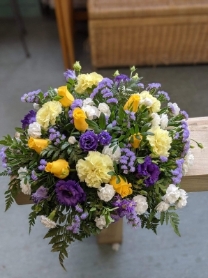 Yellow and Purple Posy